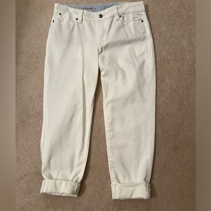 NWT White Boyfriend Jean Size 8